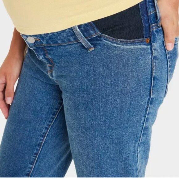 Under Belly 90's Straight Maternity Pants - Isabel Maternity by Ingrid & Isabel™ - Picture 3 of 9